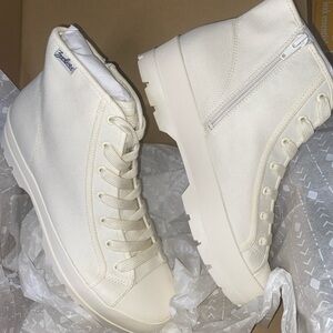 Zodiac Women's Cream High-Top Sneakers